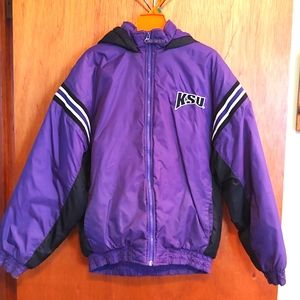 Boys the starter jacket KSU size large (16-18)